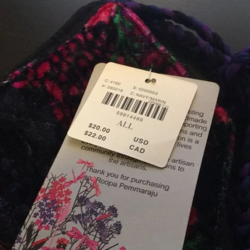 Roopa Pemmaraju Velvet Tie-Back Reusable Face Mask Anthropologie